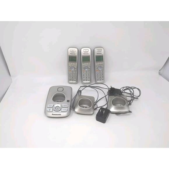 3 Panasonic KX-TGA421 N DECT 6.0 Cordless Handset Phone -No Batteries - Picture 1 of 5